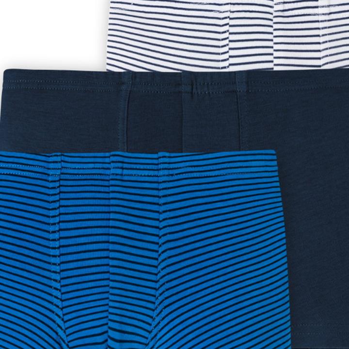 Actual product image Schiesser Pack of 10 Kids Boys 95/5 Organic Cotton Shorts / Pants (104, pack of 10)