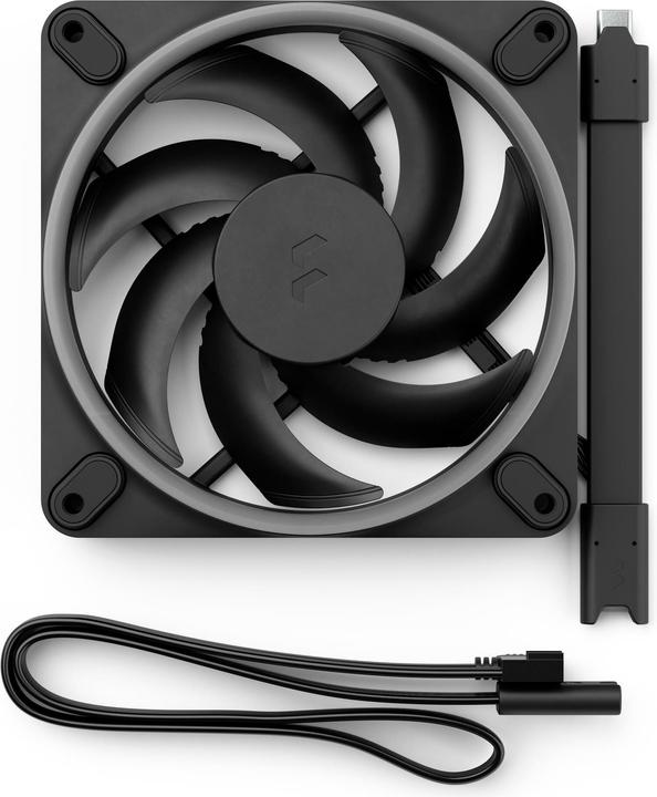Image du produit Fractal D. Momentum 12 RGB 3-pack Black (120 mm)