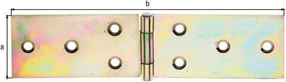 Immagine prodotto GAH Cinghie da tavolo Alberts zincate 160 mm