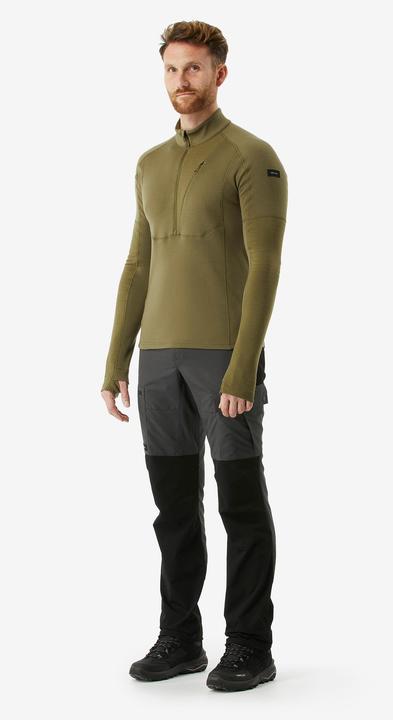 Actual product image Forclaz Men's long-sleeved merino trekking shirt - MT900 (S)