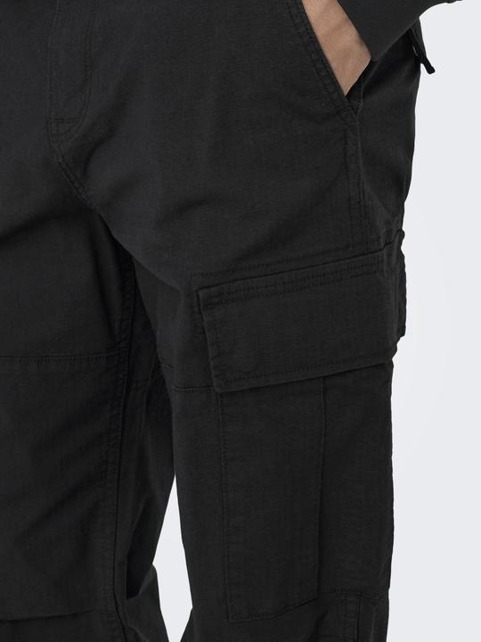 Immagine prodotto Only & Sons Pantaloni cargo elasticizzati a vita media dal taglio loose fit Pantaloni (W30/L34)