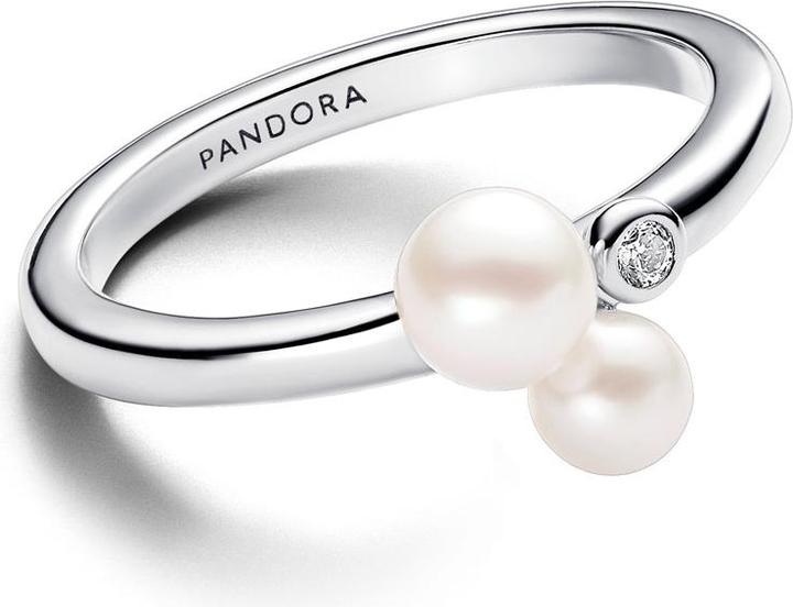 Produktbild Pandora Ring Duo Treated Freshwater Cultured Pearls (54, 925 Silber)