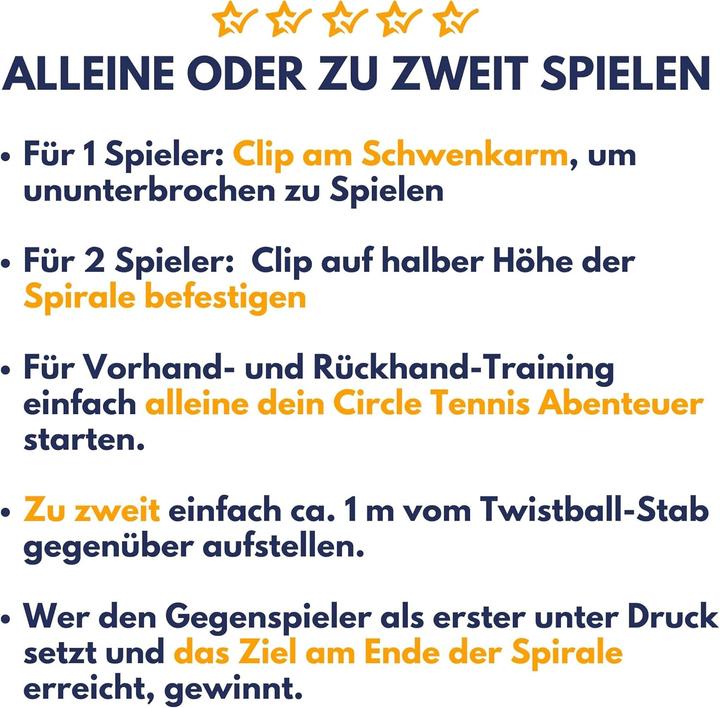 Nährwerte und Zutaten Best Sporting Twistball-Set mit Schlägern & Ball