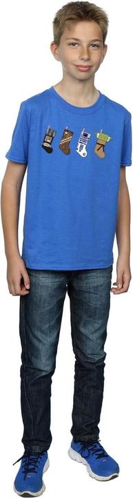 Actual product image Star Wars Boys Christmas Stockings T-Shirt (116)