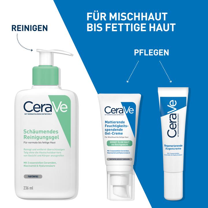 Produktbild CeraVe Feuchtigkeitsspendende Gel-Creme (52 ml, Gesichtsgel, 24h Creme)
