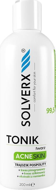 Produktbild Solverx Acne Skin Face And Eye Tonic For Acne And Oily Skin 200Ml (Tonic, 200 ml)