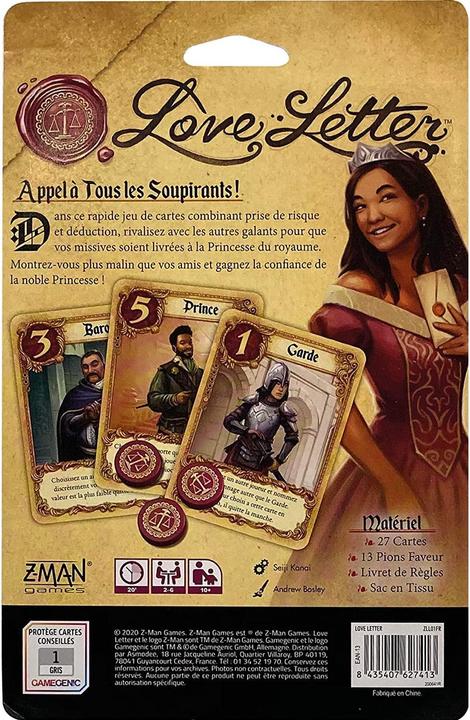 Produktbild Z-Man Games Love Letter (Französisch)