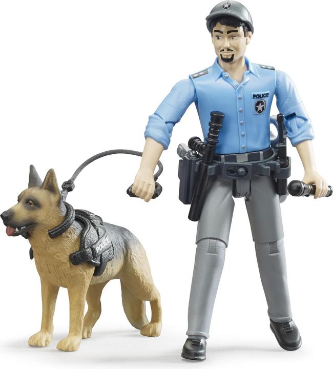 Image du produit Bruder Bworld Policier avec chien