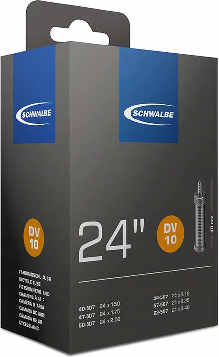 Immagine prodotto Schwalbe 10421611 camera d'aria per bicicletta Dunlop con valvola 24" 40 - (Dunlop (DV), 24")