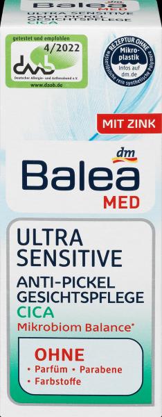 Immagine prodotto dm Balea Med Ultra Sensitive Trattamento viso anti-imperfezioni con Cica (50 ml, Crema 24h)
