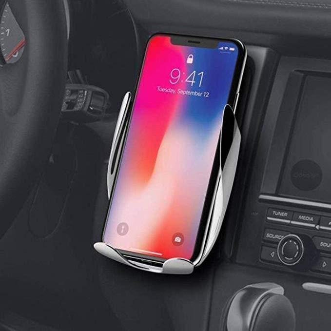 Actual product image PhoneLook Elegant mobile phone holder for the car Smart Sensor + Wireless charging incl. USB-C