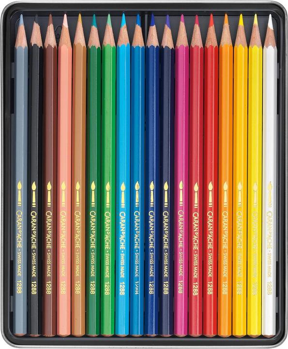 Produktbild Caran d'Ache Fancolor Farbstifte Metallschachtel (Mehrfarbig, 18 x)