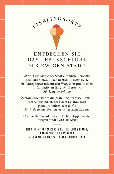 Nutritional values and ingredients Rom Reiseführer LIEBLINGSORTE (German, Stefan Ulrich, 2024)