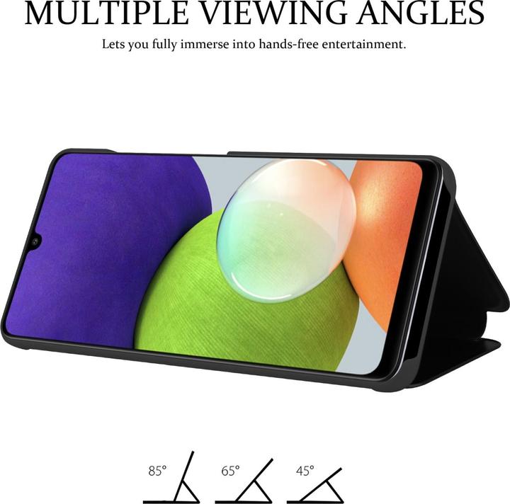Immagine prodotto Cadorabo Copertina del libro dello specchietto retrovisore intelligente (Samsung Galaxy M22, Samsung Galaxy A22, Samsung Galaxy A32)