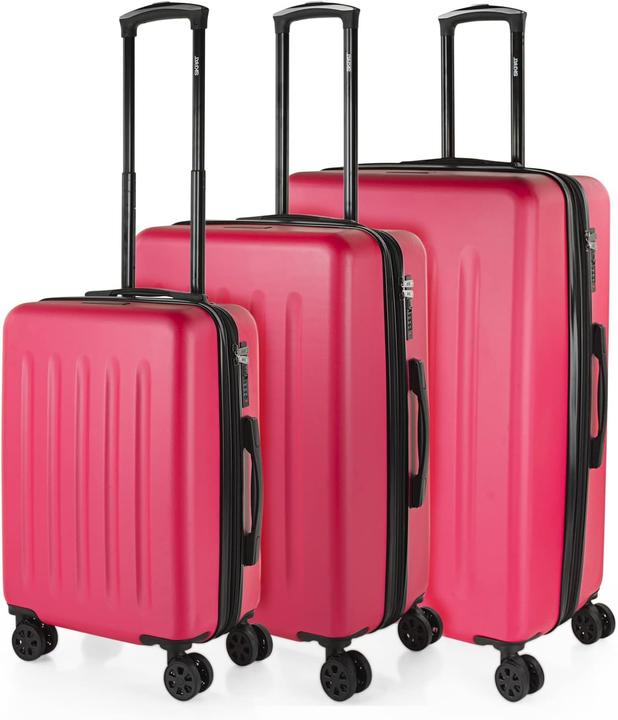 Actual product image Skpat 3-teiliges Hartschalenkoffer-Set (97 l, Hand luggage (up to 50 litres), M (50 - 90l), L (90 - 115l))