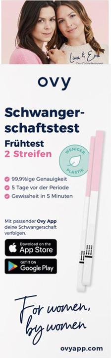 Ovy Schwangerschaft Frühtest Schwangerschaftstest (2 x)