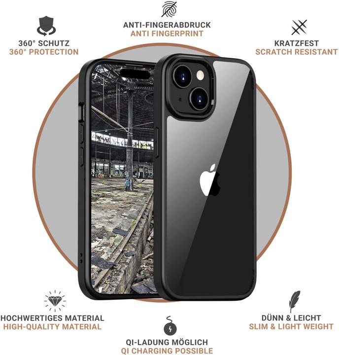 Produktbild JT Berlin iPhone 15 - JT Pankow Hybrid Case (Apple iPhone 15)