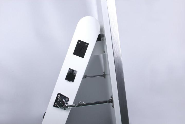Actual product image Allnet Stand display 43 inch outdoor customer stopper with battery oh. Touch with castors, 1500Nits, Andr