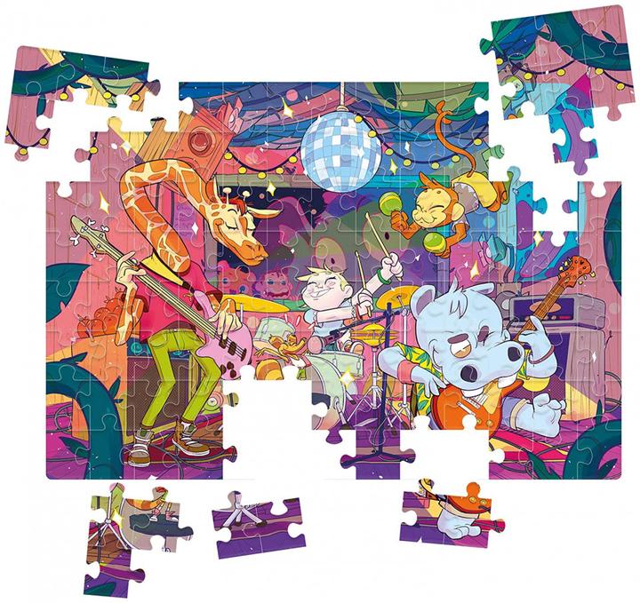 Produktbild Clementoni 104 piece puzzle Brilliant - Music Band (104 Teile)