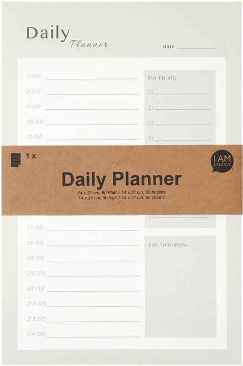 Actual product image I Am Creative Day planner (14 x 21 cm)