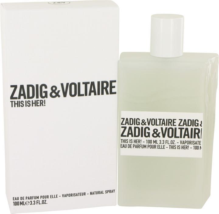 Actual product image Zadig & Voltaire This Is Her (Eau de parfum, 100 ml)