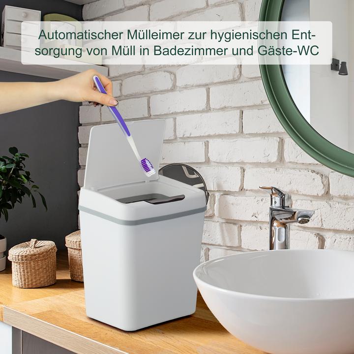 Image du produit Relaxdays Poubelle de salle de bain (9 l)