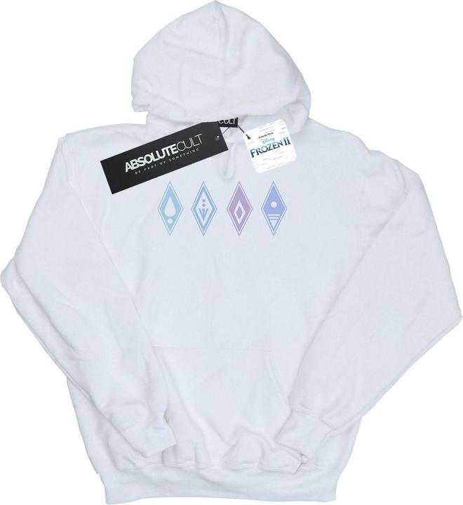 Immagine prodotto Disney Frozen 2 Elements Symbols Felpa con Cappuccio Uomo (XXL)
