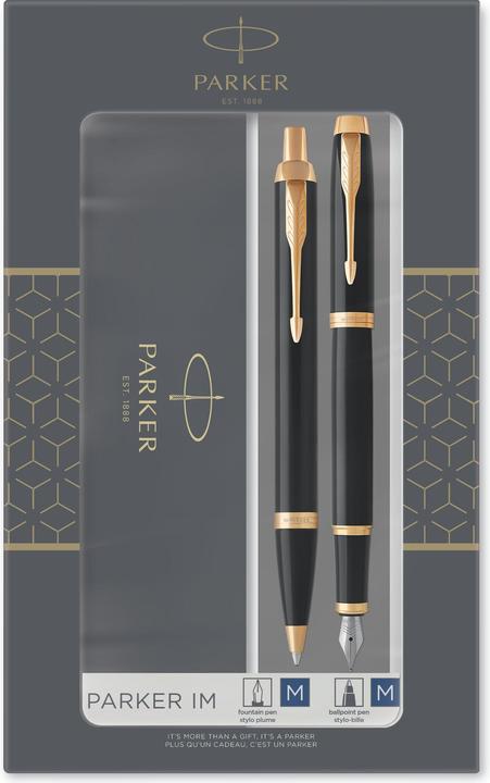 Produktbild Parker Pen 2093216 Stifte-Set (e) (Schwarz, Silber, 2 x)