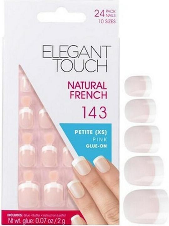 Actual product image Elegant Touch French Nails 143 Pink 1 Count (Pink)