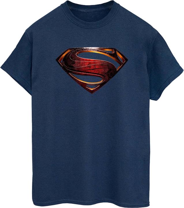 Image du produit Superman T-shirt en coton avec logo pour hommes (S)