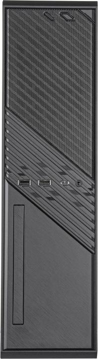Actual product image Silverstone SST-ML12B Milo Slim HTPC Slim & compact Mini-ITX Computer Case (Mini-ITX)
