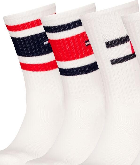 Produktbild Tommy Hilfiger Th Kids Sock 4p Flag & Sport Stripe (4er Pack, 27 - 30)