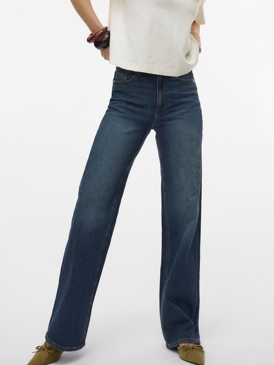 Immagine prodotto Vero Moda VMTESSA Hohe Taille Weiter Beinschnitt Jeans Weit geschnitten (W28/L30)