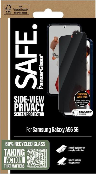 Immagine prodotto PanzerGlass Safe By Privacy (1 Pezzo/i, Samsung Galaxy A56)