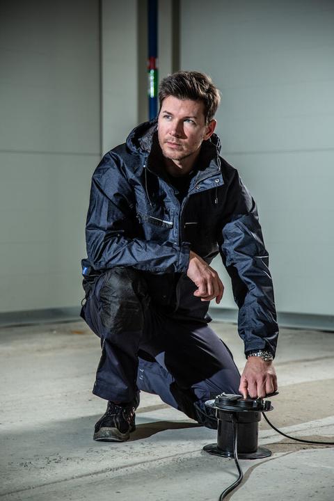 Produktbild Projob Wind- und wasserdichte Regenjacke mit Kontrastelementen