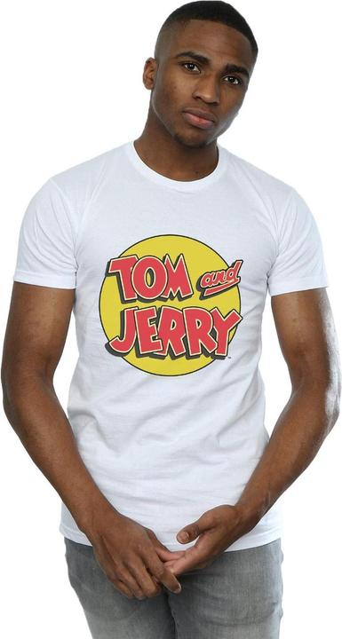 Actual product image Tom & Jerry Mens Circle Logo T-Shirt (XL)