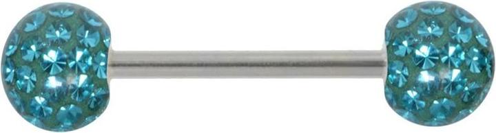 Produktbild Bijouteria Zungenpiercing (Chirurgenstahl, Kristall)