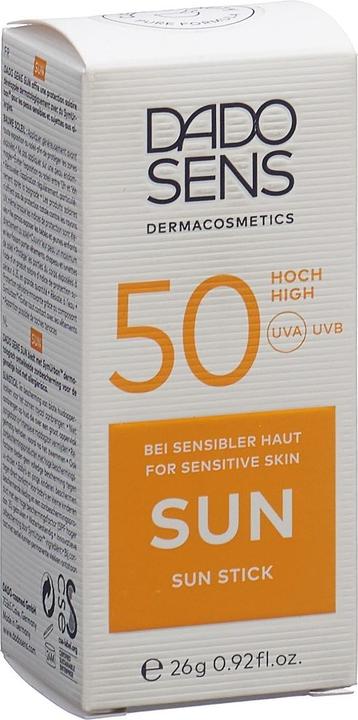 Actual product image Dado Sens Stick Sun Protection Factor 50 (Sun cream face, Sun stick, SPF 50, 67 g)