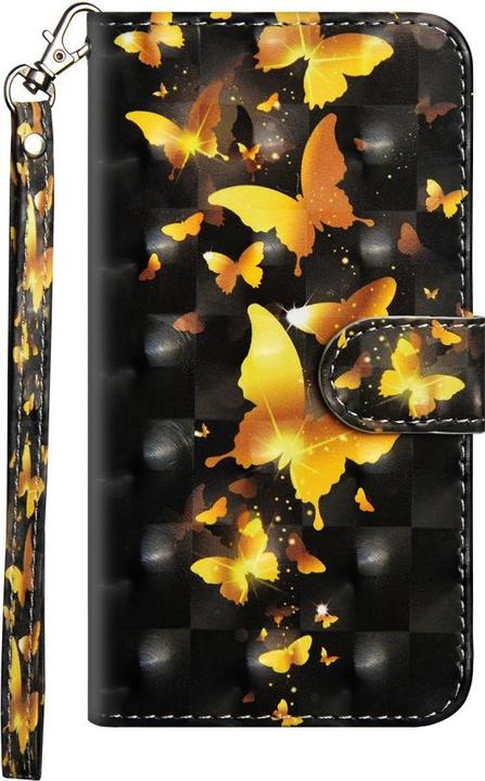 Immagine prodotto Cover-Discount iPhone 12 mini - caso effetto glitter farfalla oro (Apple iPhone 12 mini)