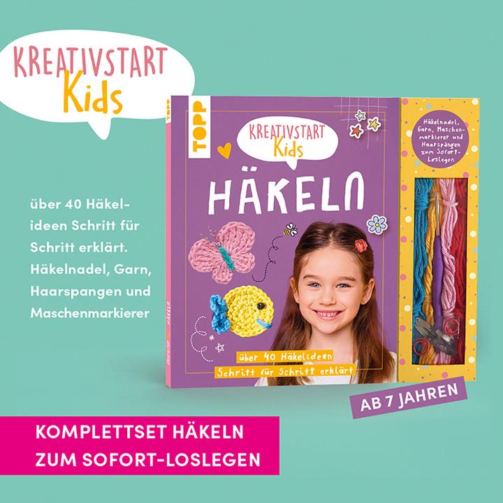 Actual product image Topp Bastelbuch Kreativstart Kids Häkeln