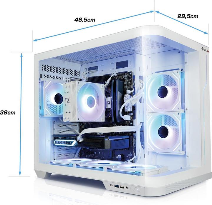 Actual product image Kiebel Panorama Curve IX (AMD Ryzen 7 9700X, 32 GB, 2000 GB, GeForce RTX 5070)
