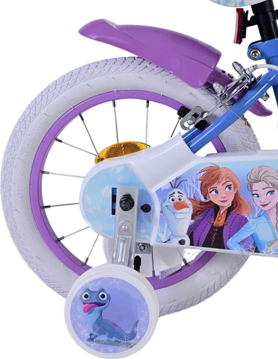 Immagine prodotto Disney Bicicletta per bambini Frozen 2 da 14 pollici blu/viola - sicurezza, divertimento e stile tutto in (14")