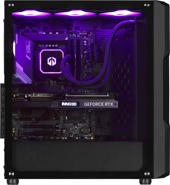 Produktbild Action Actina 5901443329077 PC i5-13600KF Midi Tower Intel® Core™ i5 32 GB DDR4-SDRAM 1000 GB SSD Schwarz (Intel Core i5-13600KF, 32 GB, 1000 GB, GeForce RTX 4070)
