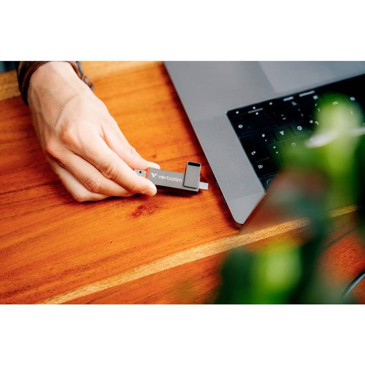 Actual product image Verbatim Dual QuickStick (128 GB, USB-A, USB-C)