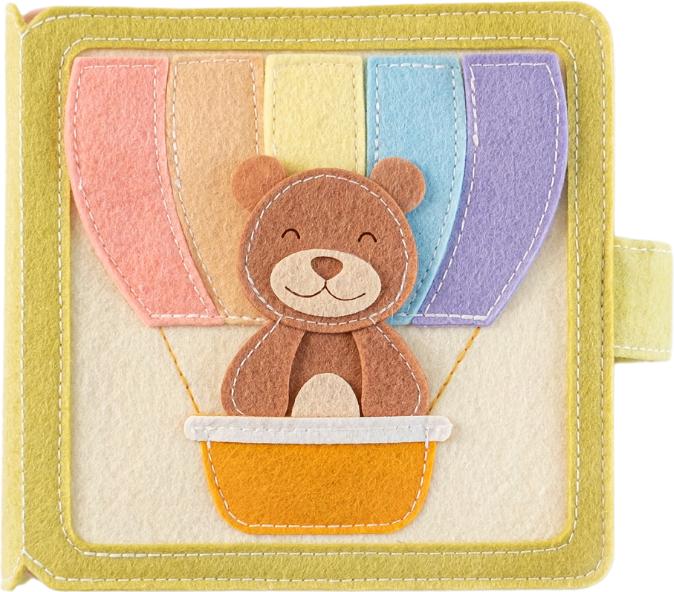 Image du produit Birnelino Mini Felt Book - Ours et le ballon d'air chaud