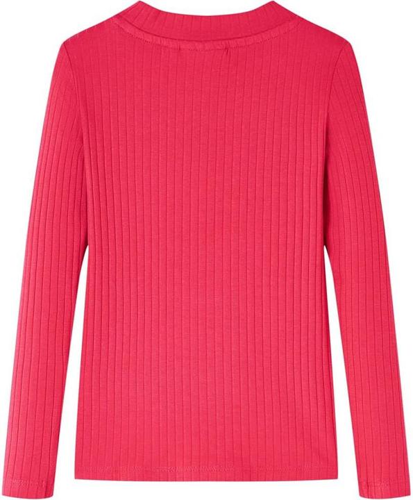 Actual product image VidaXL Children's long-sleeved shirt bright pink 116,Material: 95% cotton (116)