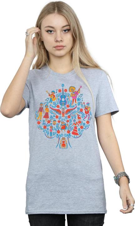 Immagine prodotto Disney Coco Tree Pattern Maglietta Ampia Donna (L)