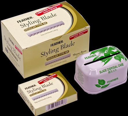 Feather Styling Dispenser inkl. 5x10 Klingen extra sharp