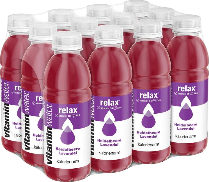Immagine prodotto Glacéau vitaminwater Relax (Mirtillo, Lavanda, 12 x)