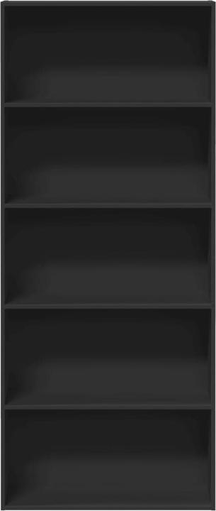 Immagine prodotto VidaXL Bücherregal Bücherschrank Standregal Raumteiler Schwarz Holzwerkstoff (80 x 30 x 189 cm)
